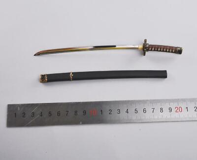 1/6 Katana Japanese Black Sword Miyamoto Musashi Hot toys Phicen