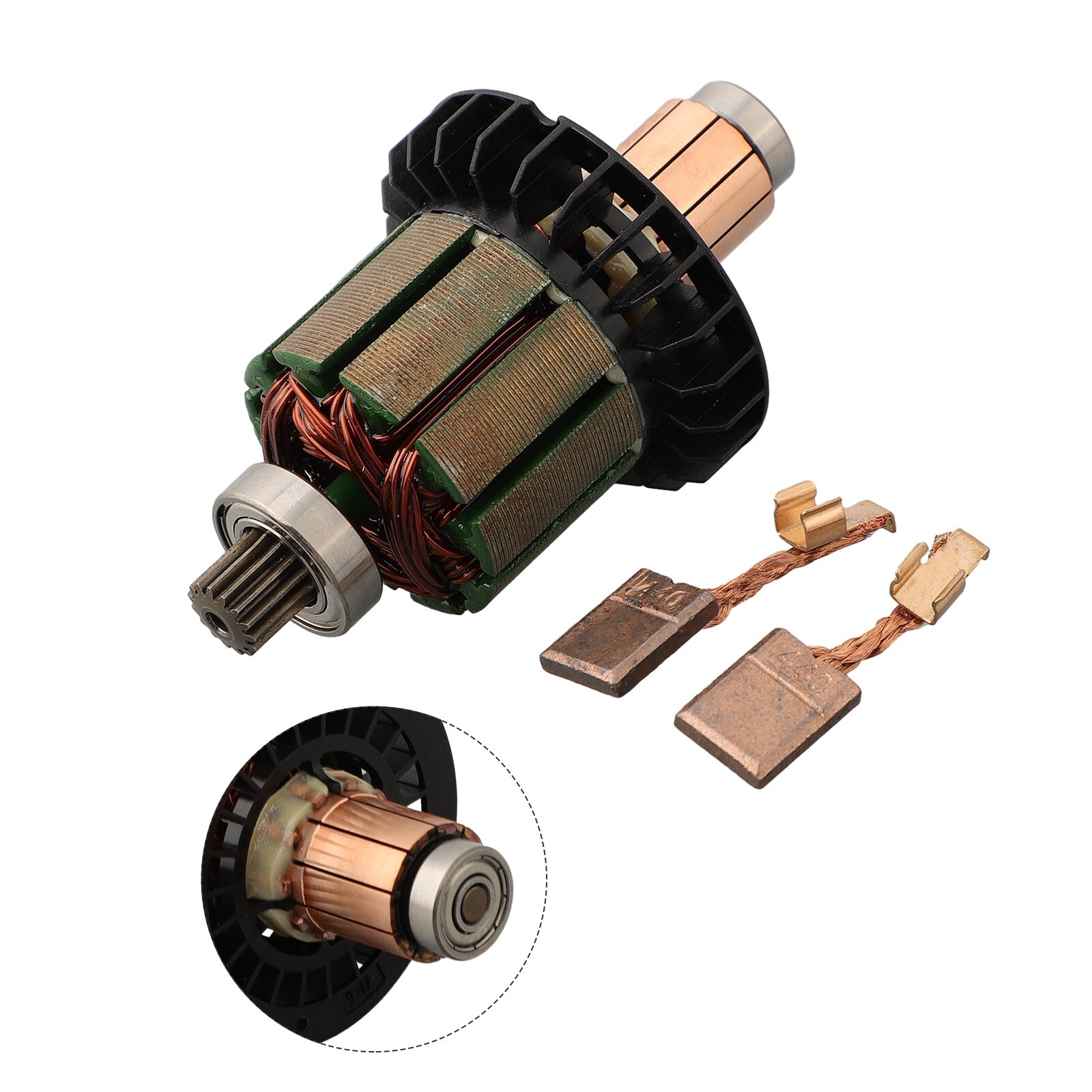 Support Balais Charbon Compatible Makita DHP482 - Pièce Rechange Pour Perceuse/visseuse