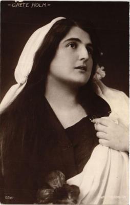 CPA AK Grete Holm THEATER STAR (627721)