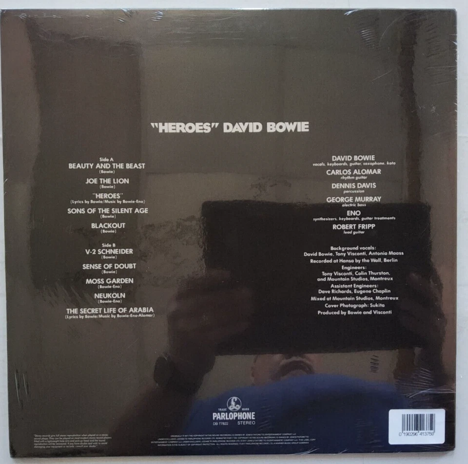 David Bowie Heroes 2018 remastered 180gram reissue LP Album vinyl record MINT - Image 2 of 4