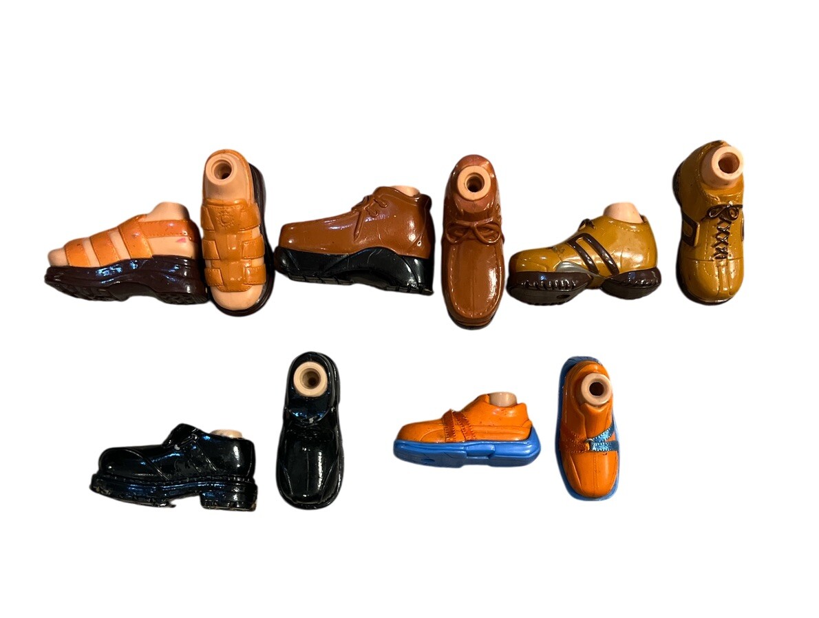 LOTTO VINTAGE 14 paia BRATZ & BRATZ SCARPE RAGAZZO TACCO SANDALI CASUAL