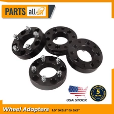 1.5" 5x5.5 to 5x5 Wheel Spacers Adapters 5x139.7 to 5x127 1/2 Studs for Ram 1500