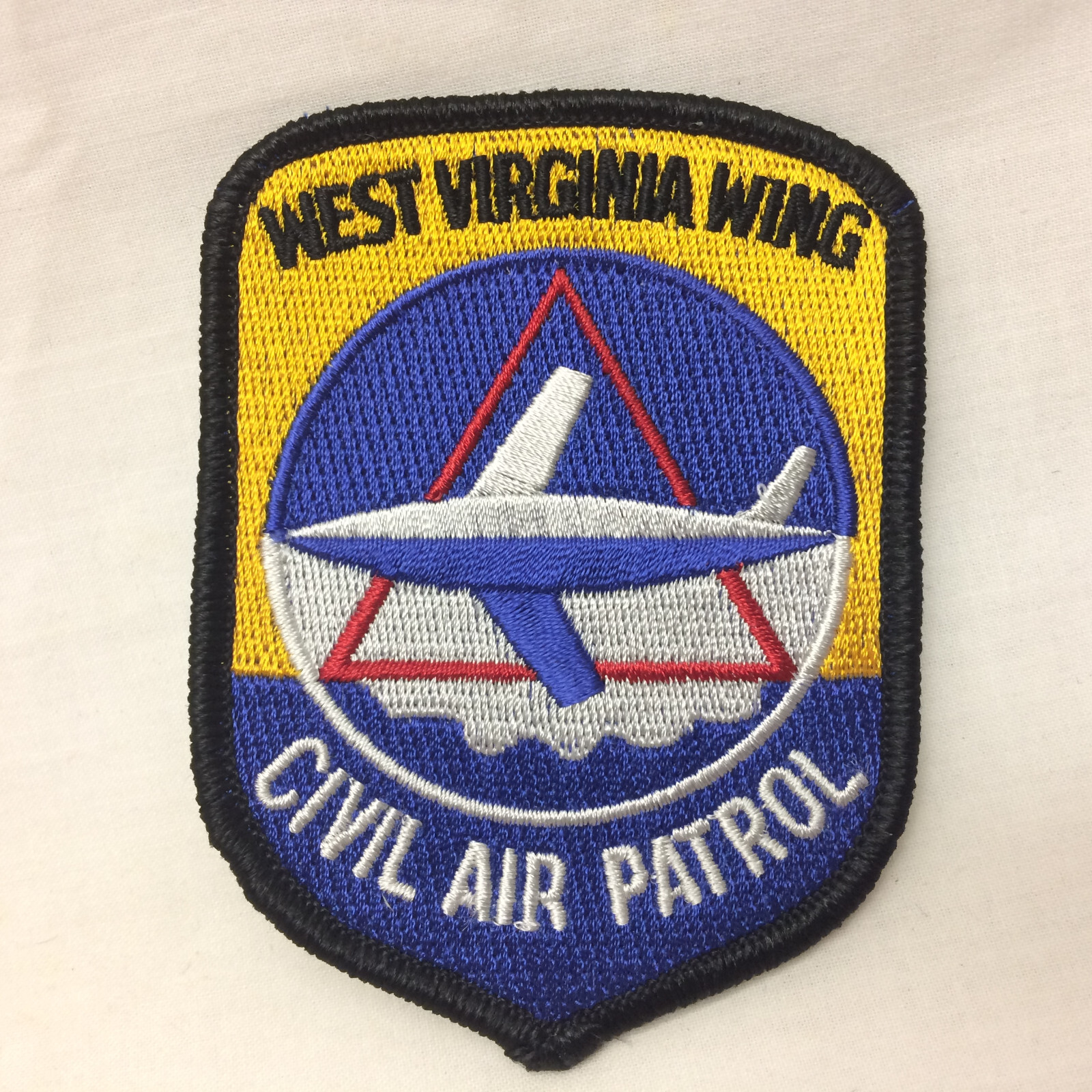 Military Patch Badge Army CAP Civil Air Patrol West Virginia Wing Black ...
