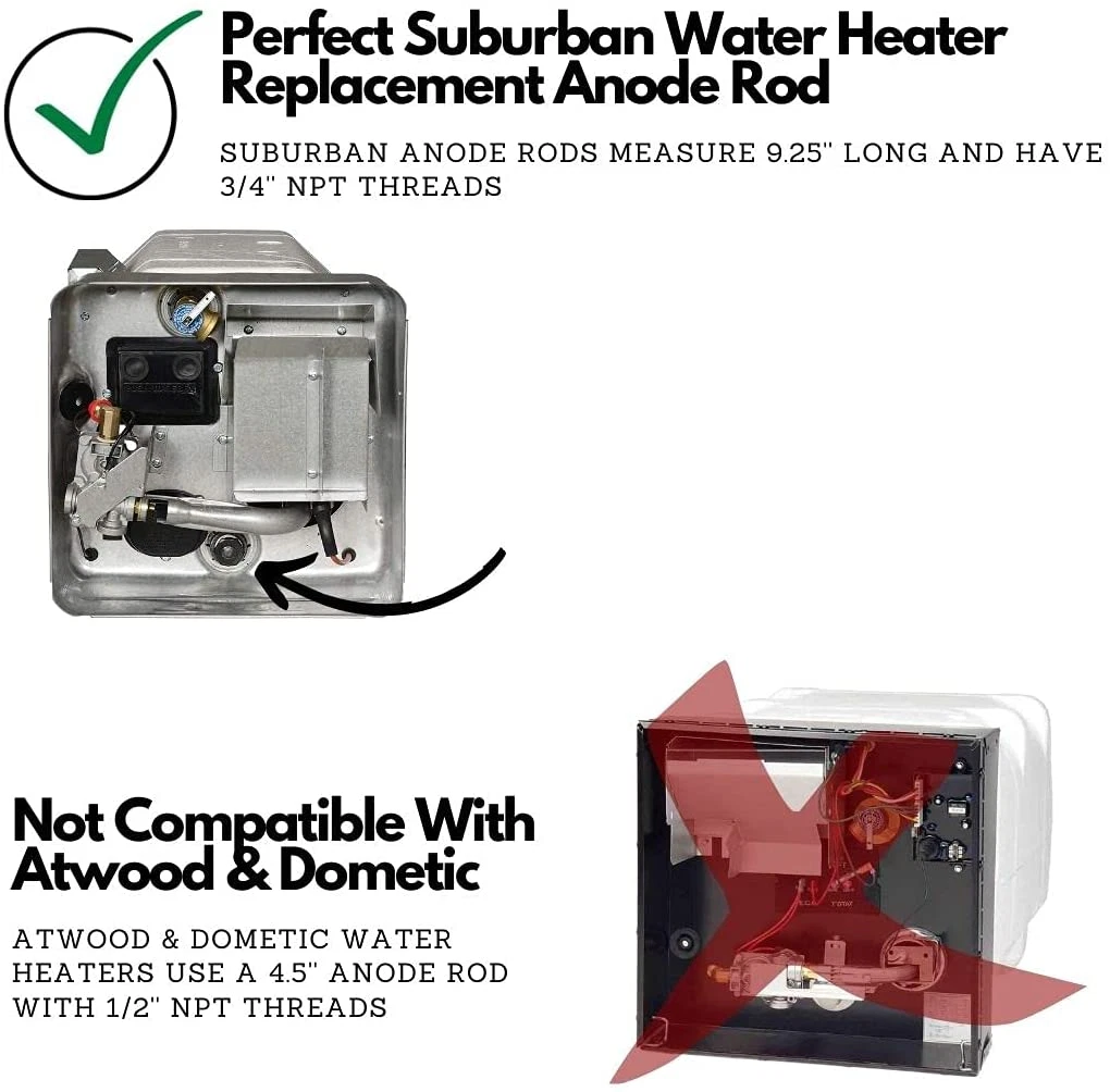 RV Water Heater Anode Rod | eBay