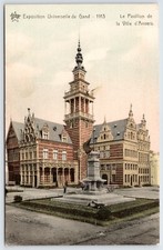 Postcard The Antwerp City Pavilion Exposition 1913 Belgium Unposted