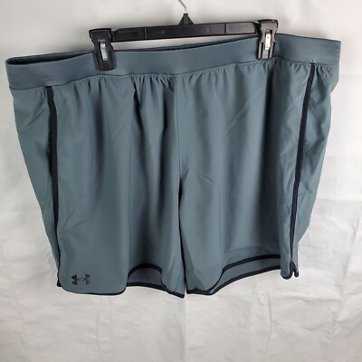 Under Armour Shorts Men's 3XL Gray HIIT 8'' UA Workout Gym Running Athletic New
