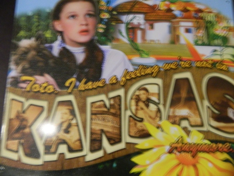 Wizard Of Oz Tin Sign Toto, I Have A Feeling We’re Not In Kansas Anymore.
