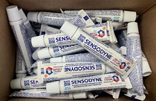 50x Sensodyne Tubes of Sensitive Mouth Toothpaste 0.8oz Tubes Mint exp 5/2025