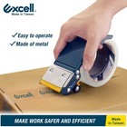 Excell Handheld Safety Tape Dispenser for 2" Tape 3" Core, Heavy Duty w/o Tape