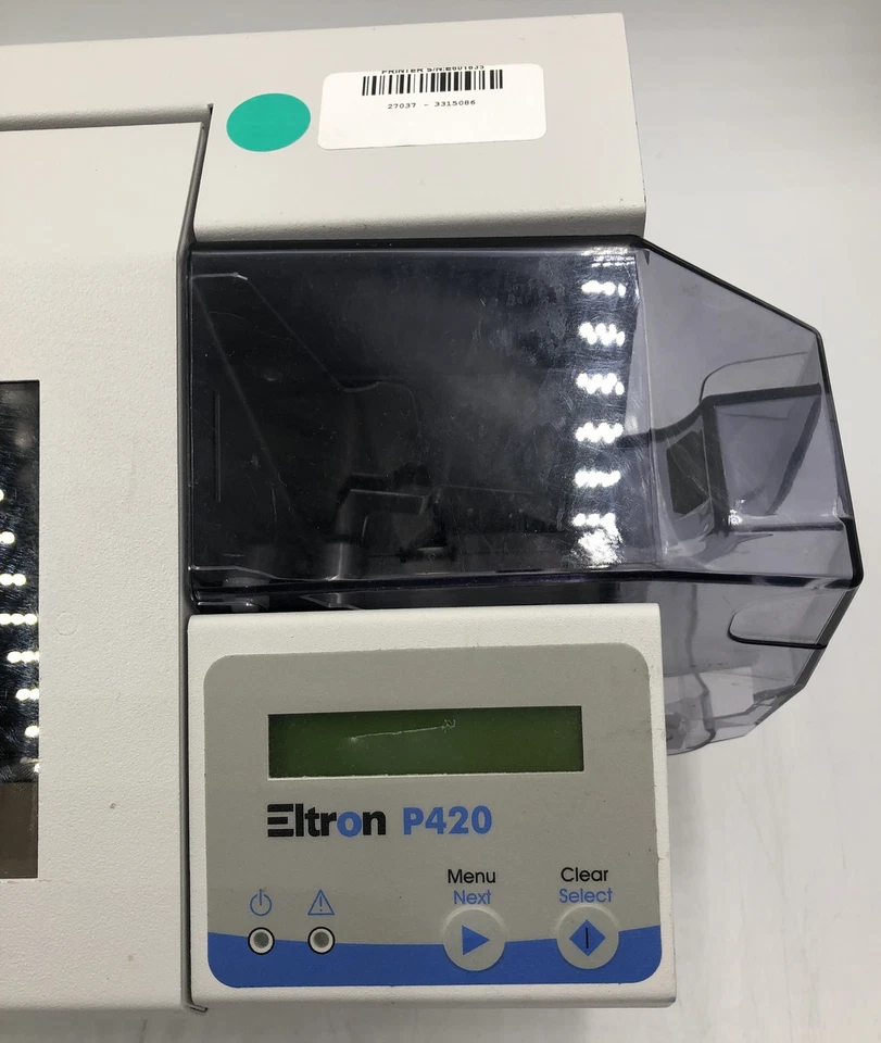 Zebra ELTRON P420 Color Duplex ID Card Printer (No Cables) - Image 3 of 4