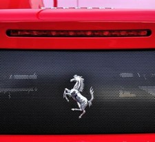 Ferrari Scuderia Cavallino Prancing Horse Logo Badge Emblem Hood Bonnet Grill