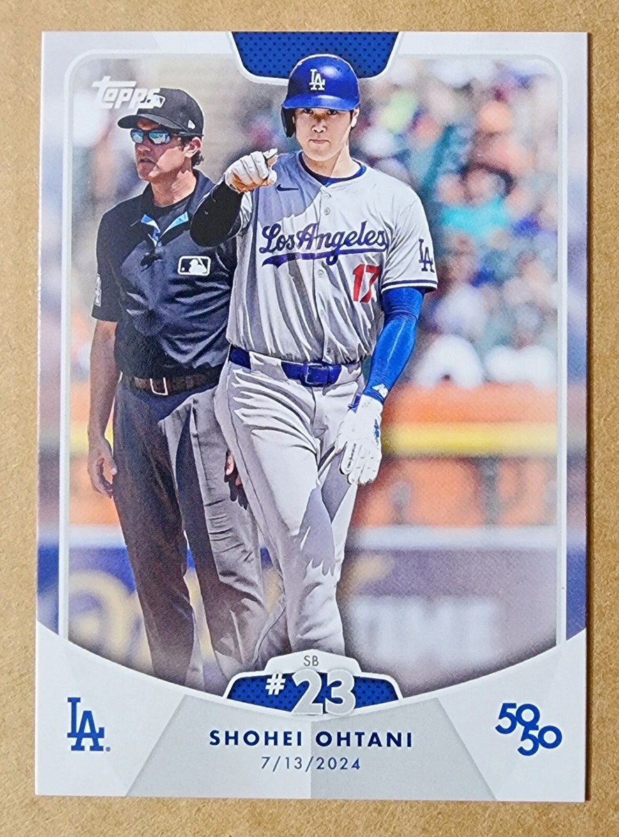 Topps - /50 大谷翔平 2024 Topps Ohtani Dodgers MLB Shohei Ohtani 2024 Topps 50/50 #52- Los Angeles Dodgers - SB