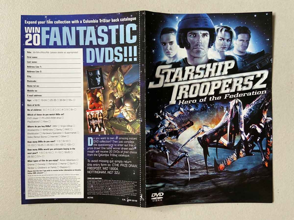 Starship Troopers 2 - Hero of the Federation DVD (2004) - Like New