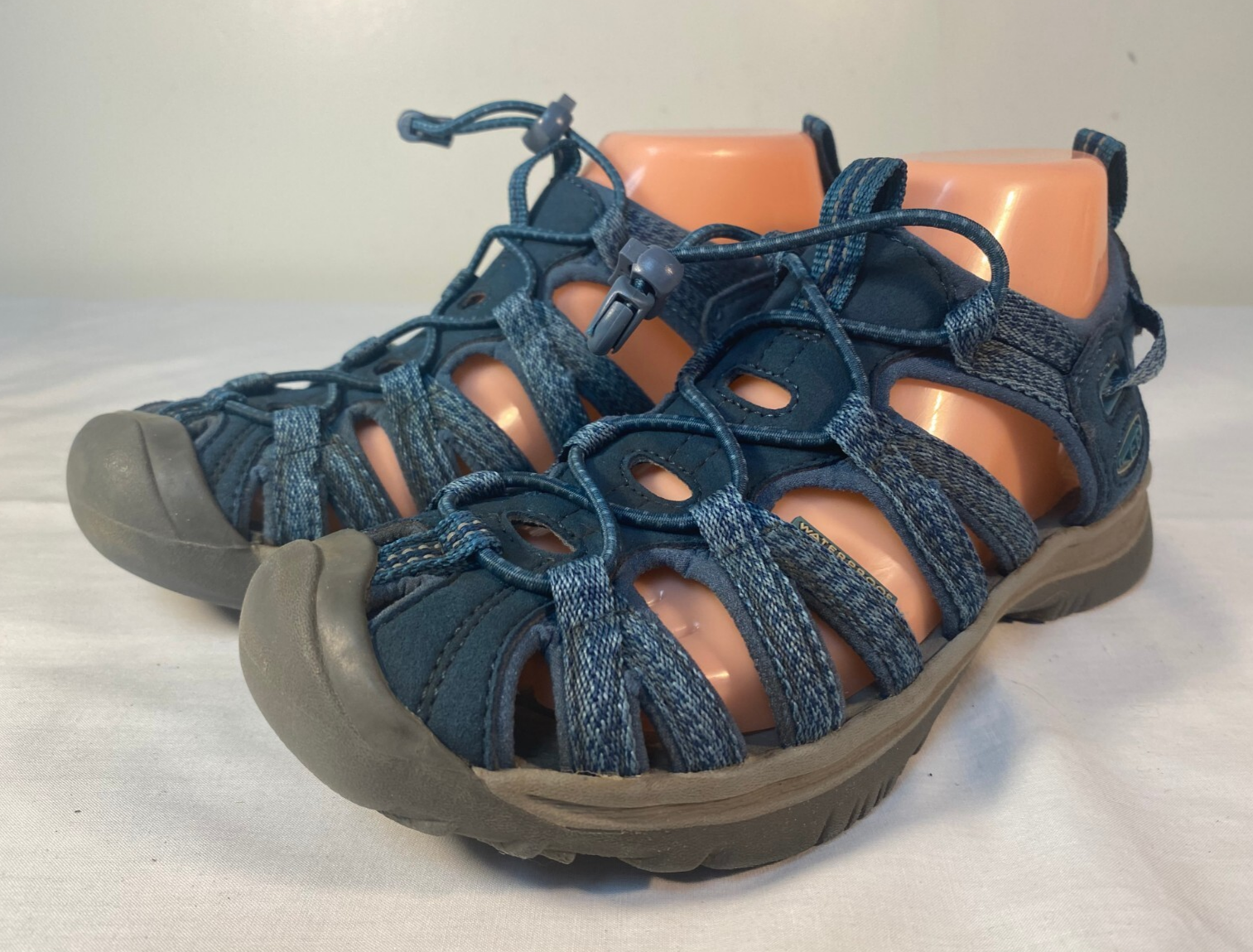 Sandali sportivi Keen Whisper donna blu nylon punta chiusa US 7 5