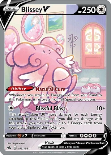 Blissey V 183/198 Swsh06: Sword & Shield - Chilling Reign