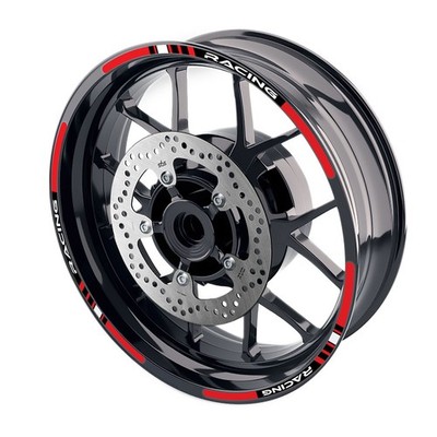P01B For 2017-2021 Ducati SCRAMBLER CAFE RACER Red Rim Sticker Decal 20 19 18