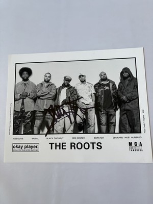 The Roots Signed Autographed Promo Photo Nas Wu tang clan Black thought hip hop
