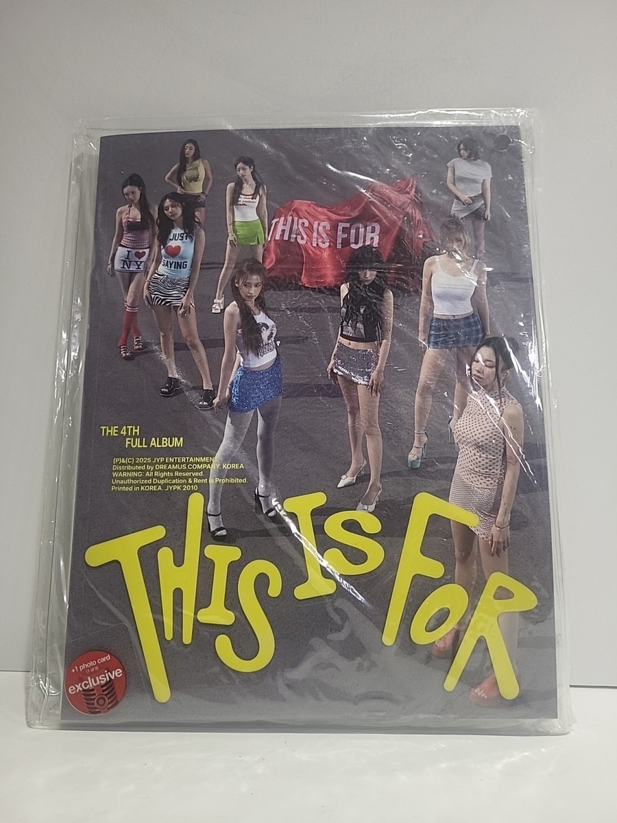 TWICE -THIS IS FOR. 4th Full Album Target Exclusive Versions | eBay