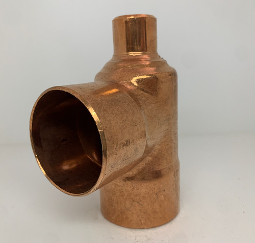 2 x 3/4 x 2 copper tee, new old stock sweat fitting