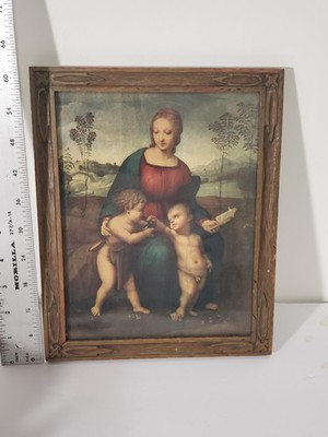 Raffaello Sanzio Madonna of the Goldfinch Fine Art Print Wall Art 10''