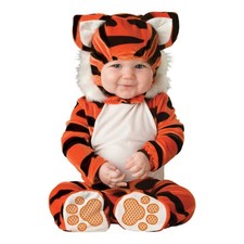Child Tiger Tot Baby Medium 12-18 Months New Halloween Costume Jumpsuit Hood