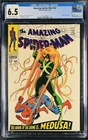AMAZING SPIDER-MAN#62 CGC 6.5 OWW PAGES MEDUSA APPEARANCE MARVEL 1968