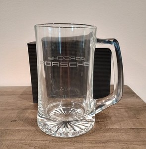 Porsche 12 oz Beer Glass Mug - New
