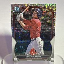 2023 Bowman Draft Chrome Sparkle Refractor Mikey Romero #BDC-58 