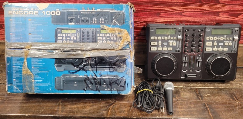 American Audio Encore 1000 DJ Mixer w/ Original Box (Box DMG)