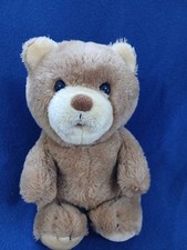 Vintage Dakin 1984 Plush Baby Teddy Bear 9" Stuffed Animal Toy Brown