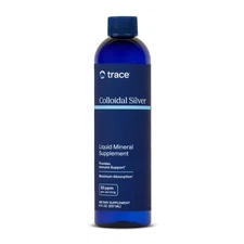 Trace Minerals Colloidal Silver - Liquid Mineral Supplement with Super-Oxygen...