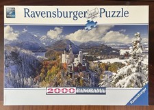 Ravensburger Jigsaw Puzzle Panorama 2000pc Neuschwanstein Castle Germany 2012