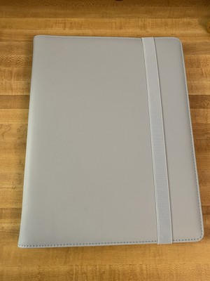 No Ring Vinyl Type Business Card File Binder, Light Blue, 400 Card - NWOT