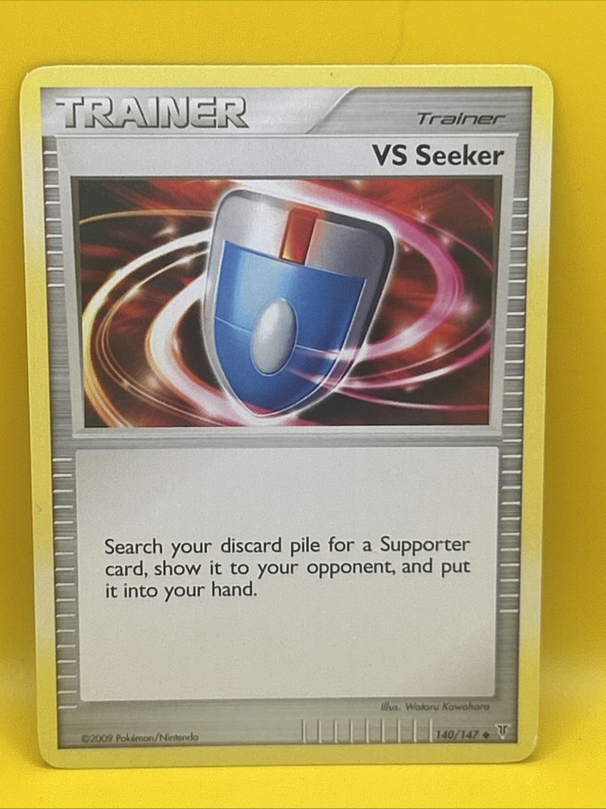TRAINER VS SEEKER  (  140/147  ) Non- Holo  2009 Pokemon /Nintendo  Pokemon Card