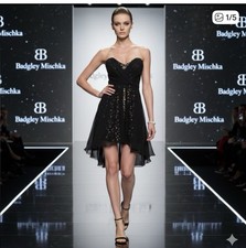 Mark & James by Badgley Mischka strapless mini dress size 4