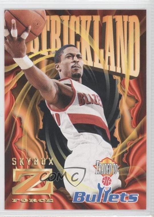 1996-97 Skybox Z Force Z-Cling Rod Strickland #73 0a1