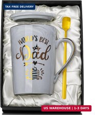 Fathers Day Birthday Gifts Presents for Dad from Daughter Son - World's Best Dad