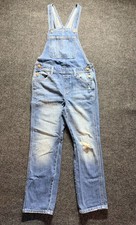 Old Navy Denim Overalls with Distressed Details Youth L 10-12 
