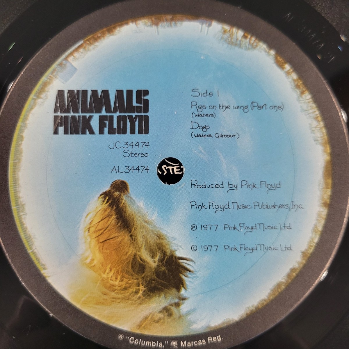 Pink Floyd - Animals Vinyl LP - 1977 First Press - Columbia