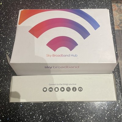 Sky Broadband Wireless Hub 4.2 Router mit WLAN - Modell SR203 Originalverpackt Neueste Neu