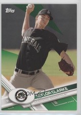 2017 Topps Pro Debut Green 68/99 Taylor Clarke #127 1v3
