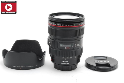 [MINT w/Hood] Canon EF 24-105mm f/4 L IS USM Zoom Lens From JAPAN
