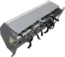 Rotary Tiller Attachment for Skid Steer Loaders, Mini Skid Steer Soil Cultivator