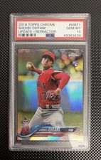 2018 Topps Chrome Update Shohei Ohtani Refractor /250 PSA 10 Rookie RC