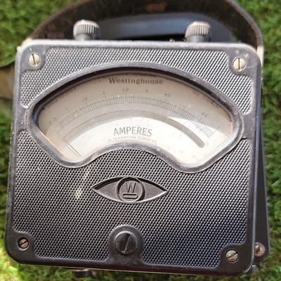 Westinghouse Portable Analog Ammeter Alternating Current Test Meter
