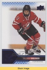 2022 Upper Deck Team Canada Juniors Women's WC Blue Jillian Saulnier READ 1tr