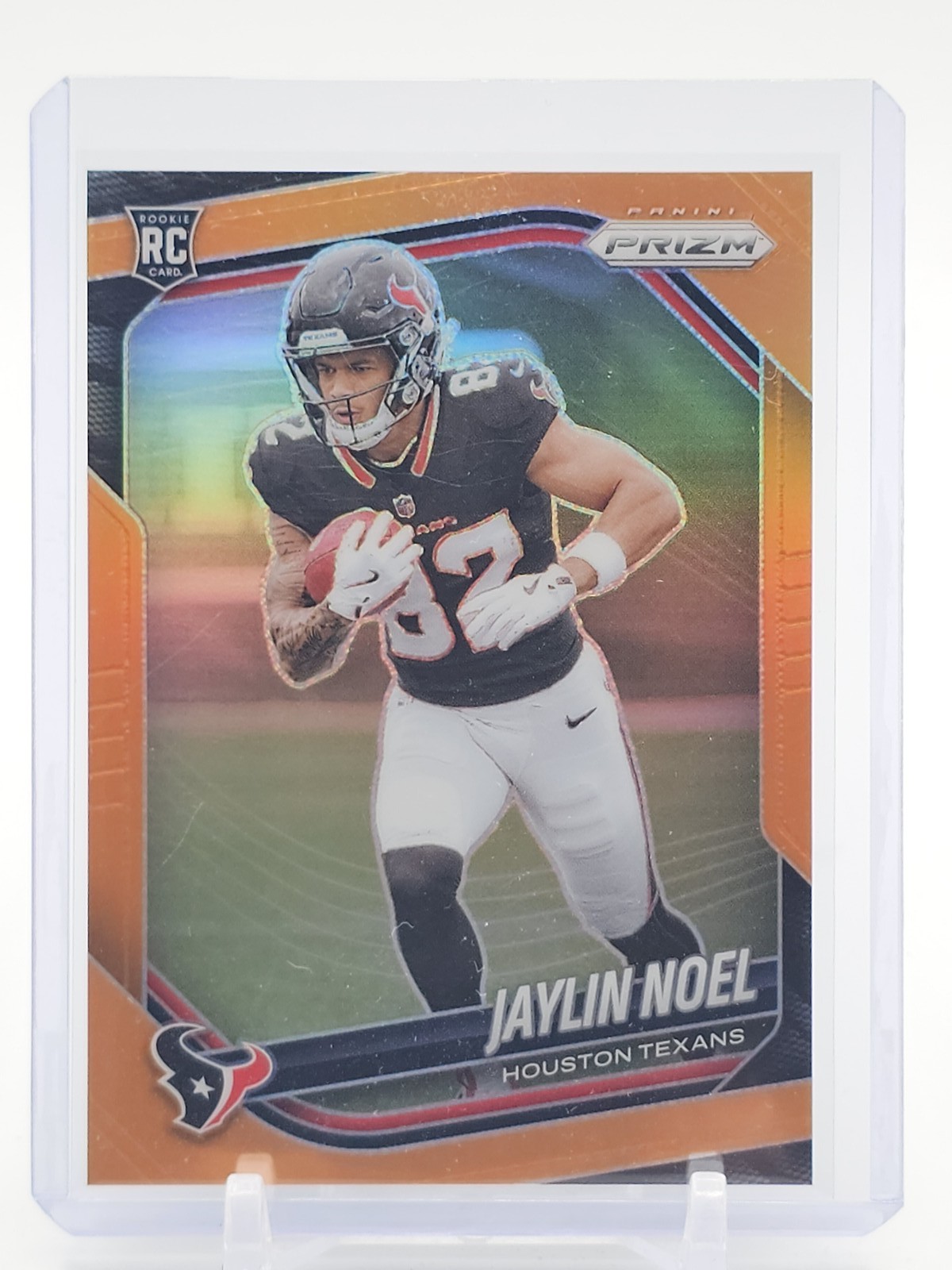JAYLIN NOEL 2025 PRIZM ORANGE ROOKIE /249 #386 TEXANS Q3801