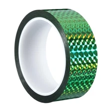 Prism Tape Holographic Reflective Adhesive Craft Decoration Green 35mmx50m