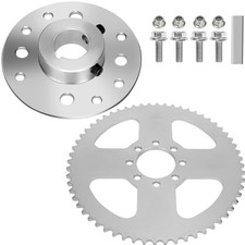 Go Kart Sprocket Hub 1"Bore 1/4 Keyway Hardware Assembly with 40/41/420 Chain...
