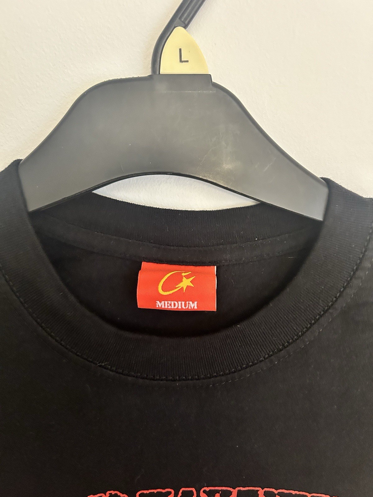 Corteiz Slowthai Black and Red Cotton T Shirt Size Mens Medium image 3